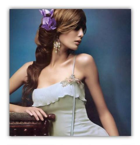 长发美人的三款经典造型