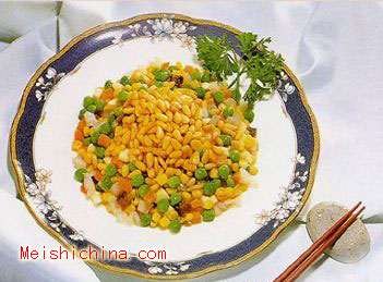 三丁玉米的制作方法